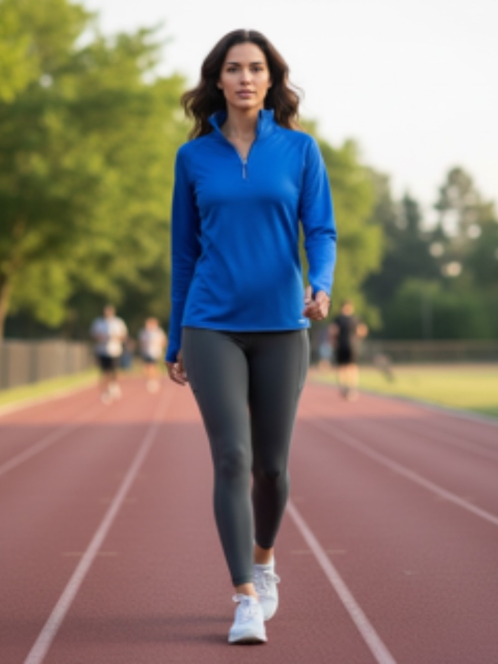 Avia Quarter Zip Performance Breathable Moisture Wicking Athletic Top Size S